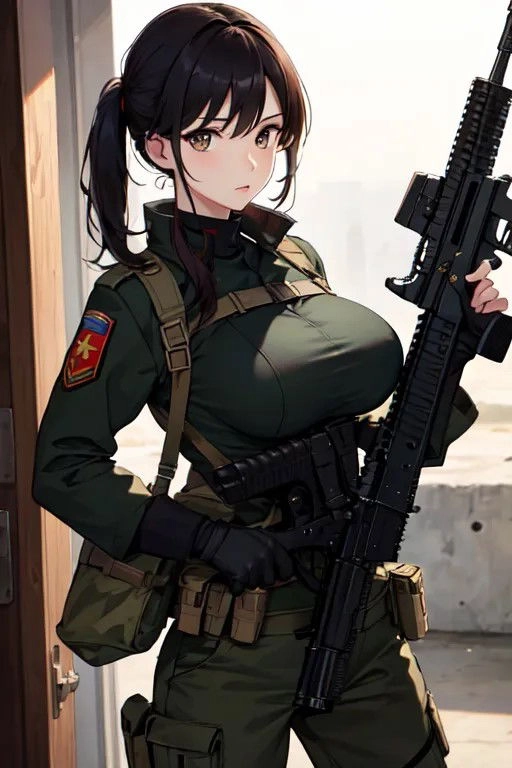 Enemy Soldier Girl Avatar