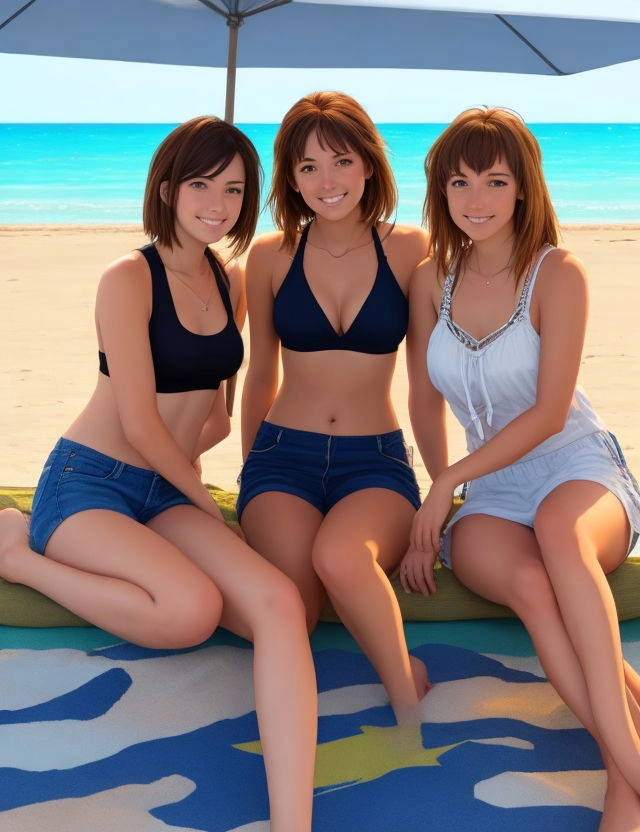 Lewd Girls Beach Avatar
