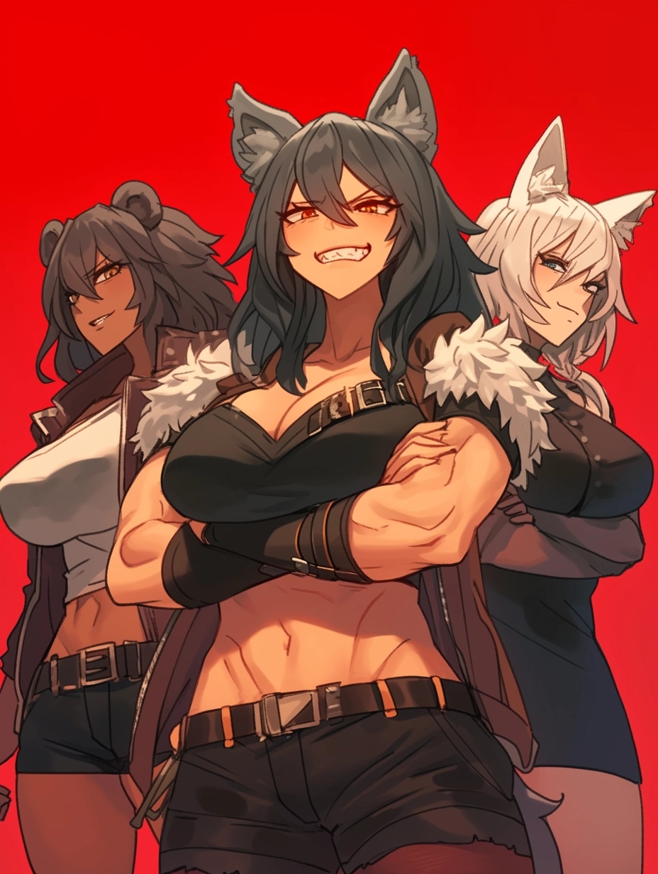Astrid, Luna, Trixy