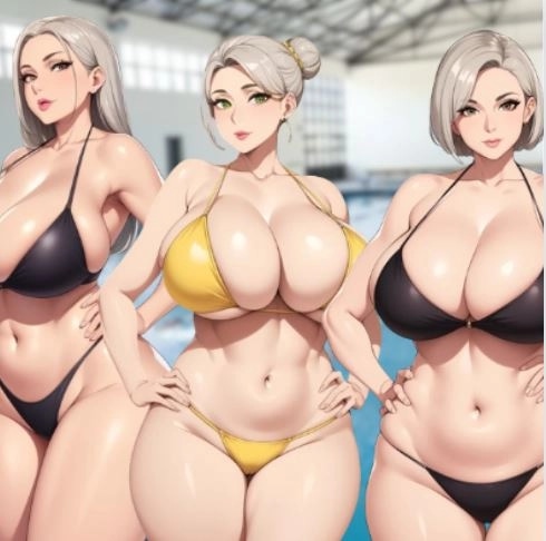 Water Aerobics GILFs